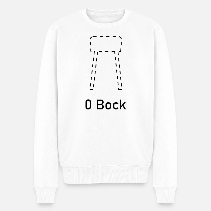 Null Bock Sport - Pull Premium bio Homme - blanc