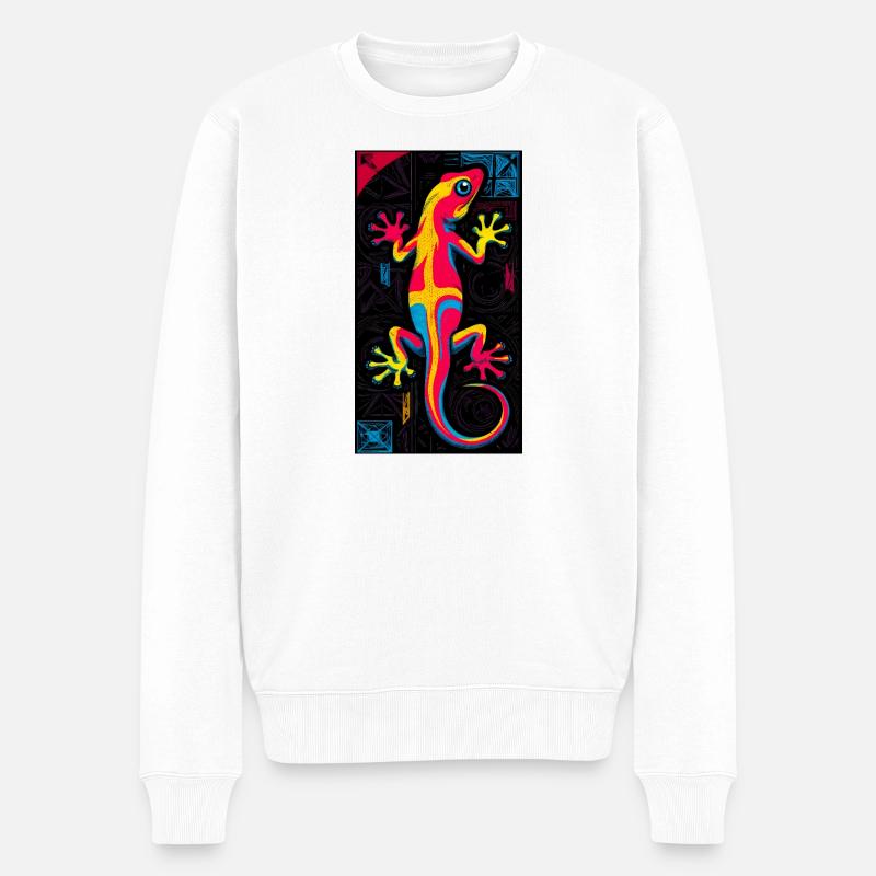 Gecko - Pull Premium bio Homme - blanc