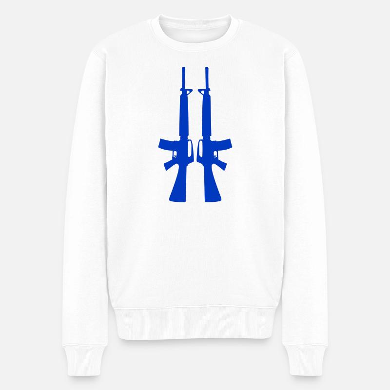 Armes - Pull Premium bio Homme - blanc