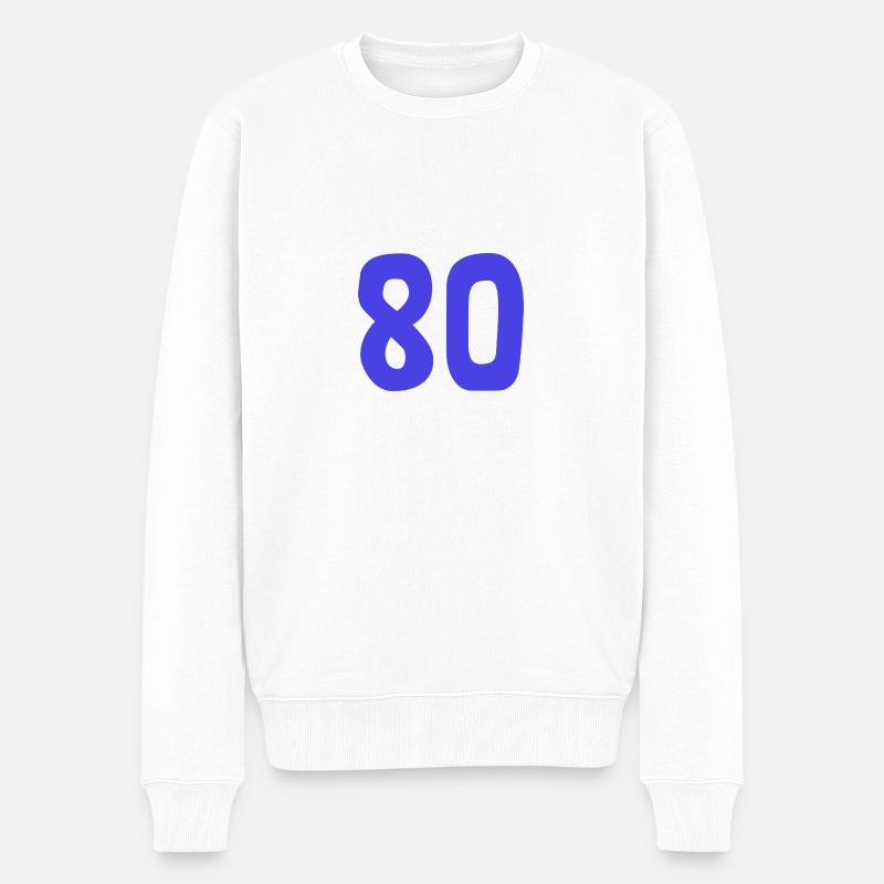 HAPPY BIRTHDAY. JOYEUX ANNIVERSAIRE. ANNIVERSAIRE. - Pull Premium bio Homme - blanc