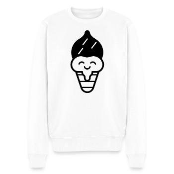GLACE - Pull Premium bio Homme - blanc - Devant - Thijin (182cm)
