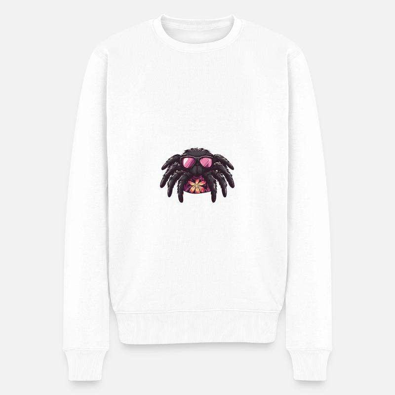 Vacances Tarantula Comic - Pull Premium bio Homme - blanc