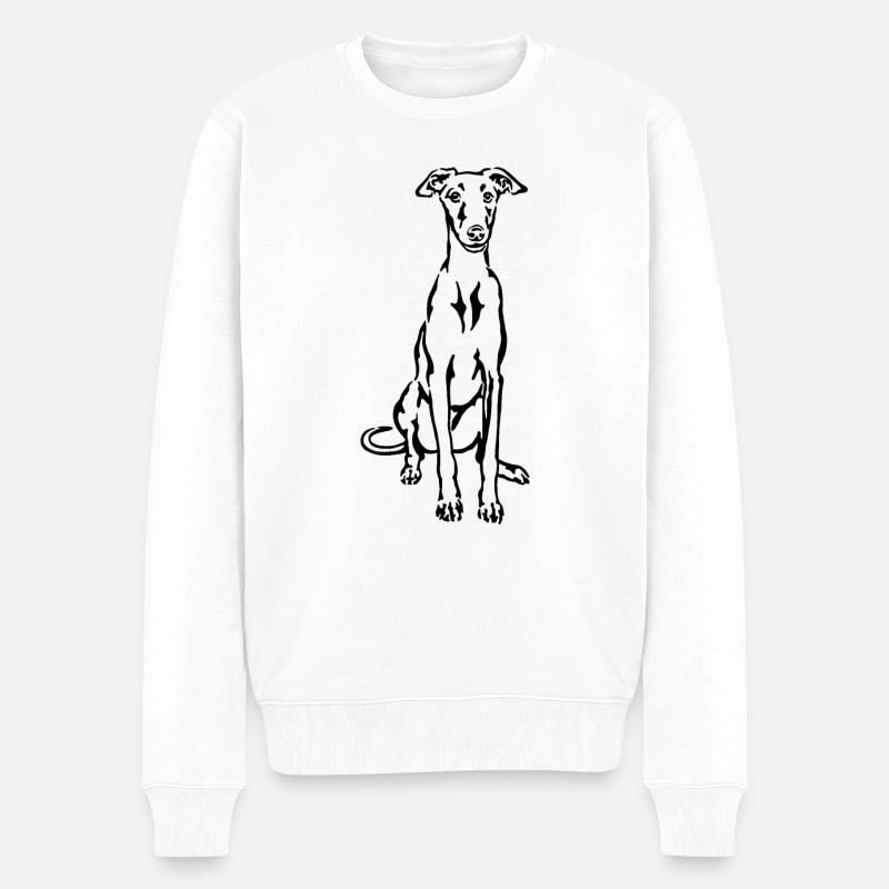 Galgo - Pull Premium bio Homme - blanc