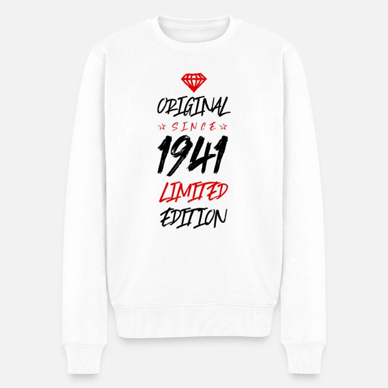 1941 Édition limitée - Pull Premium bio Homme - blanc