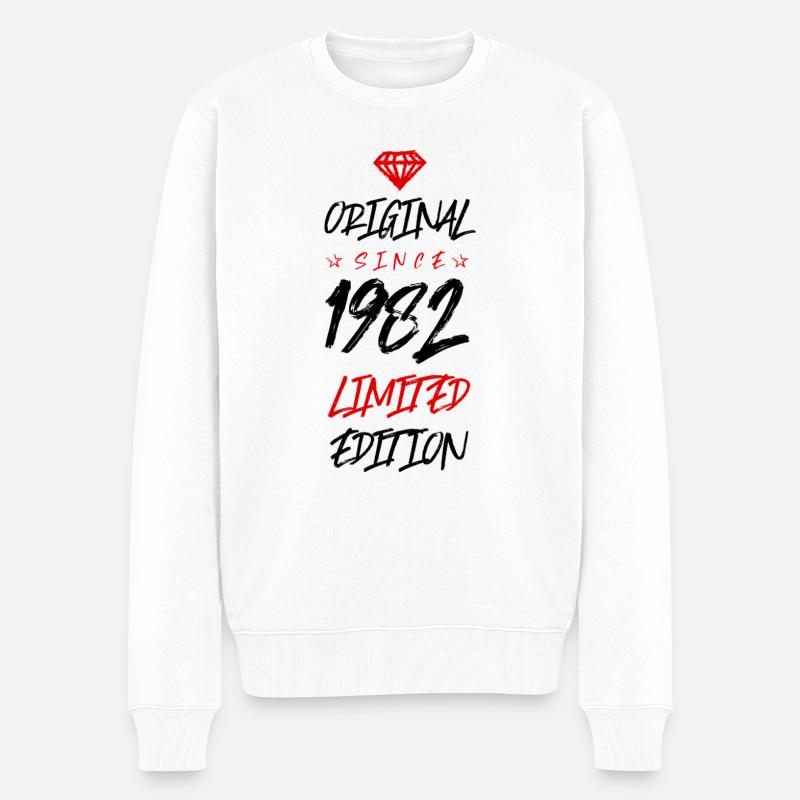 1982 Édition limitée - Pull Premium bio Homme - blanc