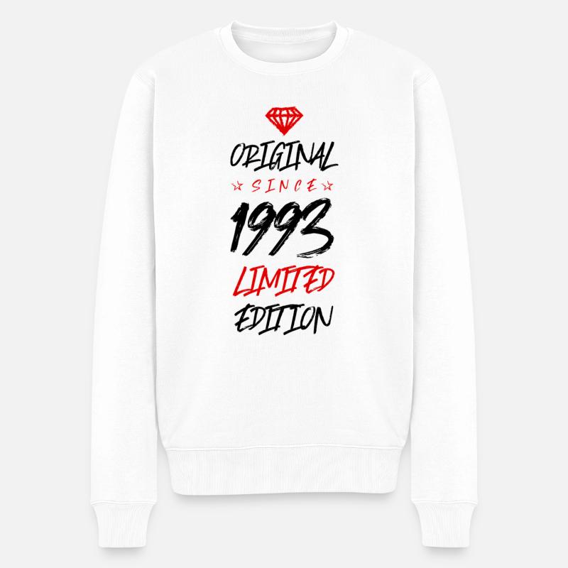 1993 Édition limitée - Pull Premium bio Homme - blanc
