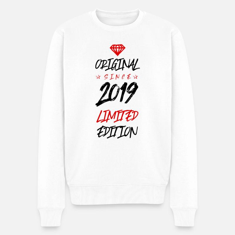Édition limitée 2019 - Pull Premium bio Homme - blanc