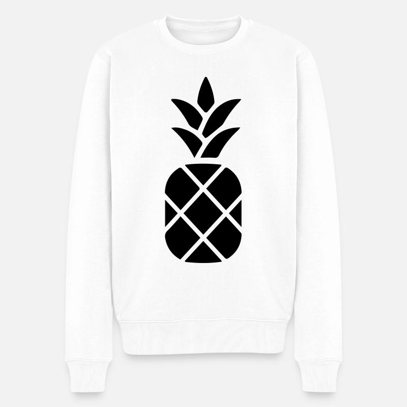 fruit de l’ananas - Pull Premium bio Homme - blanc