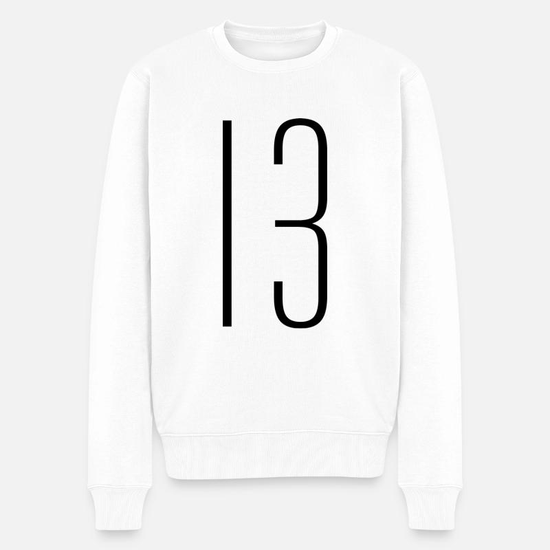13 - Pull Premium bio Homme - blanc