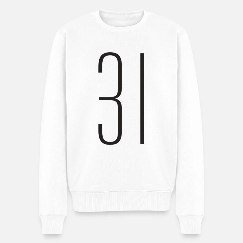 31 - Pull Premium bio Homme - blanc
