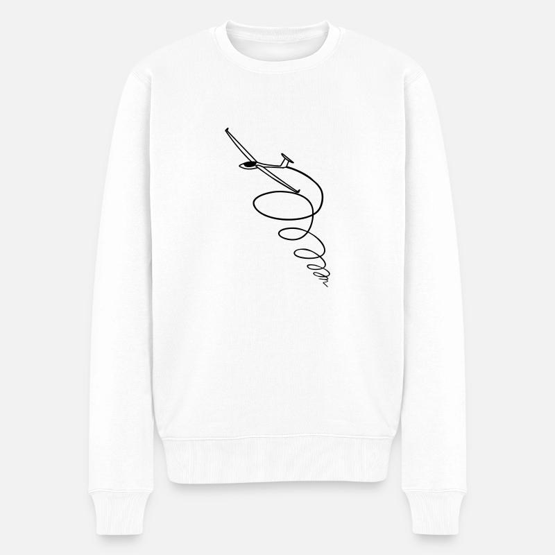 Thermik - Männer Premium Bio Pullover - Weiß