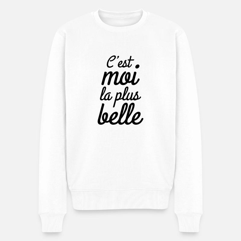 c'st moi2 - Pull Premium bio Homme - blanc