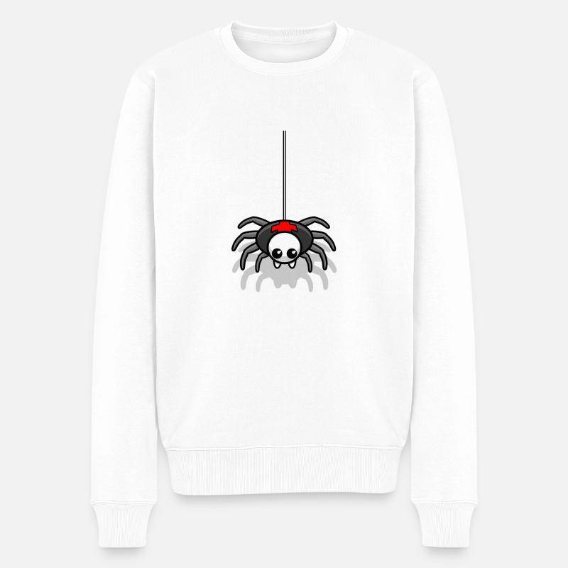 Araignée d'horreur horreur monstre - Pull Premium bio Homme - blanc