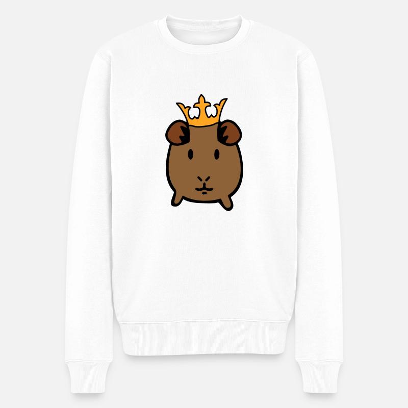 Cobaye - Pull Premium bio Homme - blanc