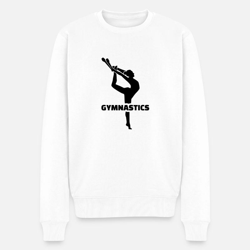 Gymnastics - Pull Premium bio Homme - blanc