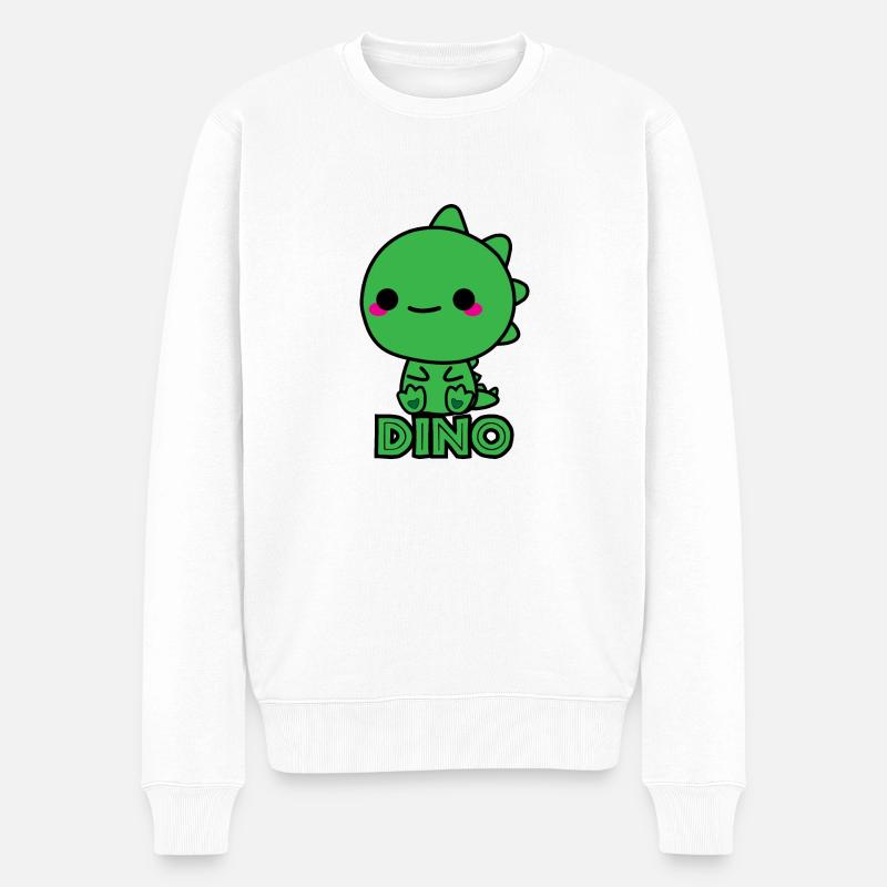 Dino - Pull Premium bio Homme - blanc