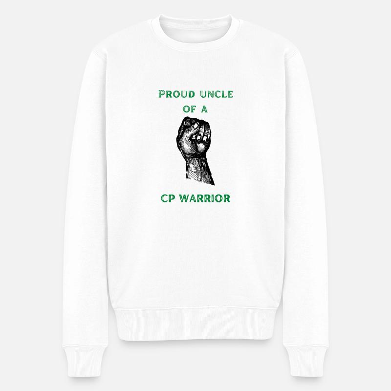 Fier oncle - Pull Premium bio Homme - blanc