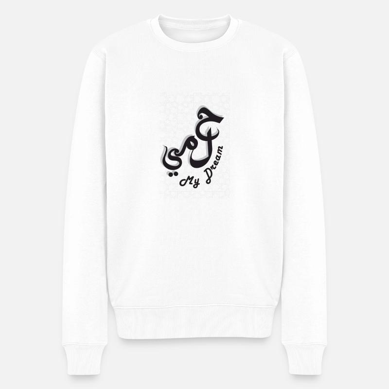 my dream - Pull Premium bio Homme - blanc