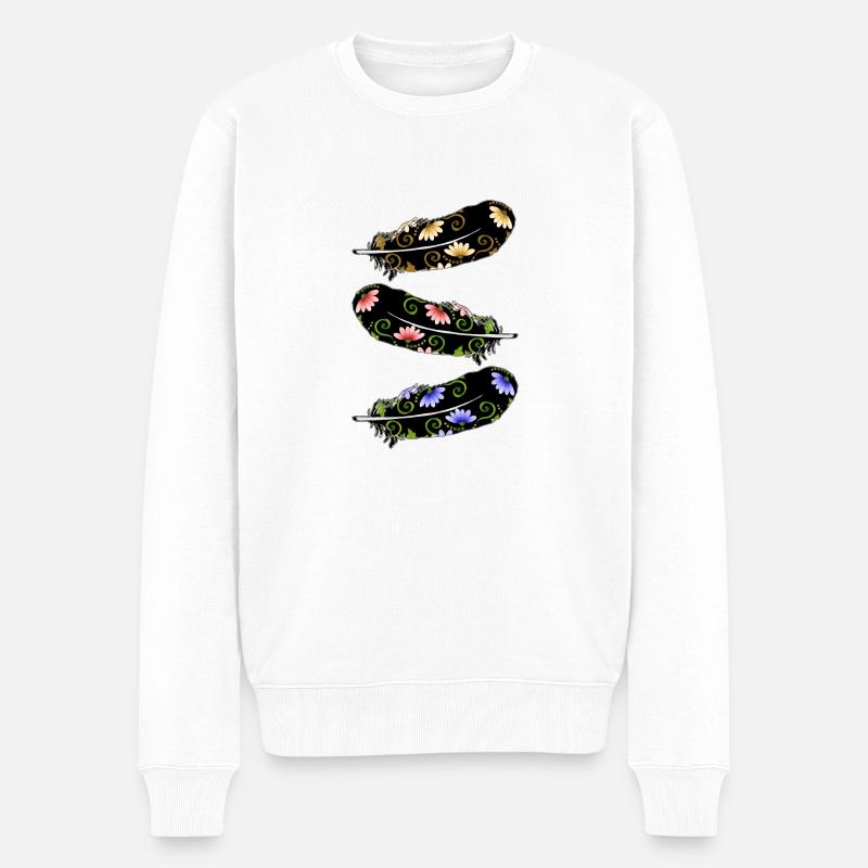 Stylo - Pull Premium bio Homme - blanc