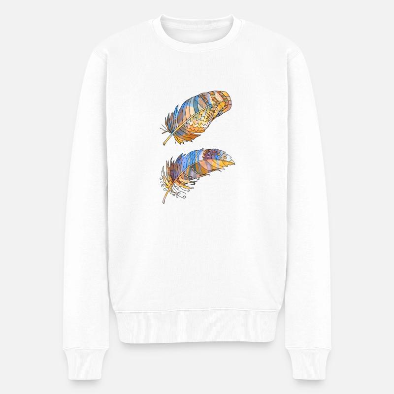 Stylo - Pull Premium bio Homme - blanc