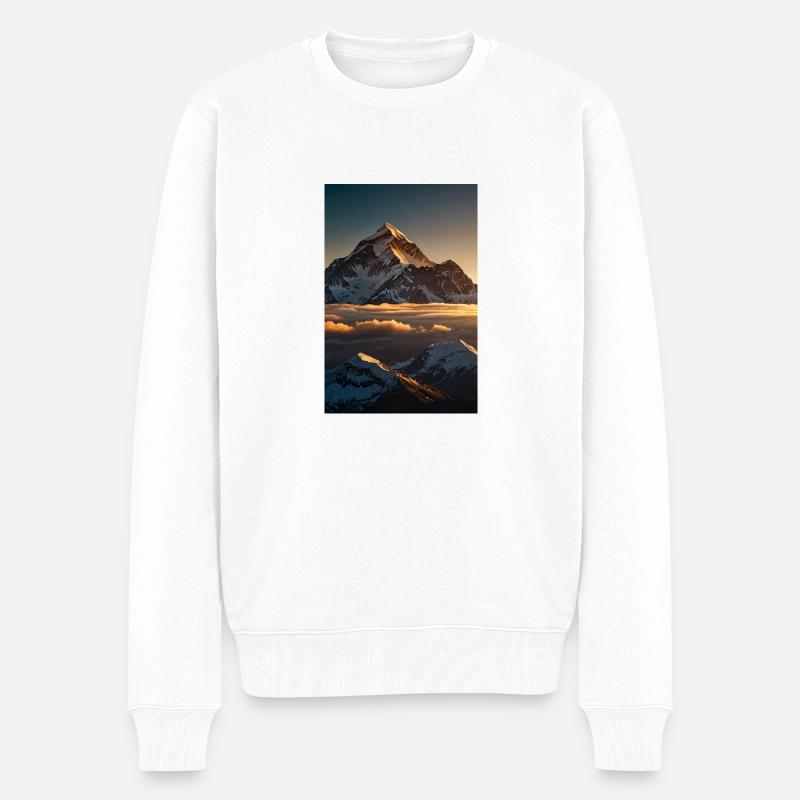 Everest - Pull Premium bio Homme - blanc