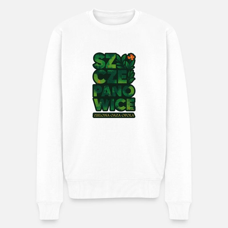 Szczepanowice – de verdure d’Opole - Pull Premium bio Homme - blanc