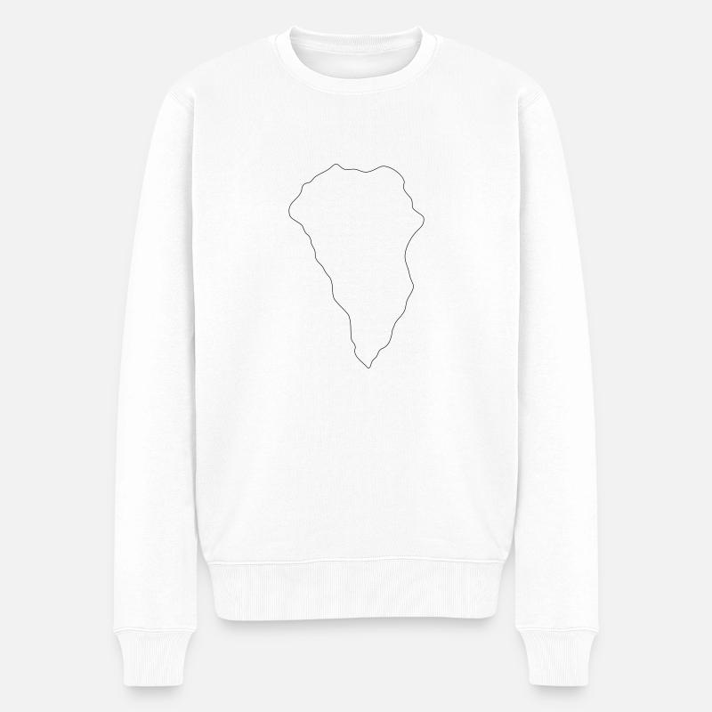 La Palma - Pull Premium bio Homme - blanc