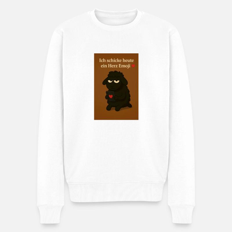 Muffel Schaf Tiktok - Männer Premium Bio Pullover - Weiß