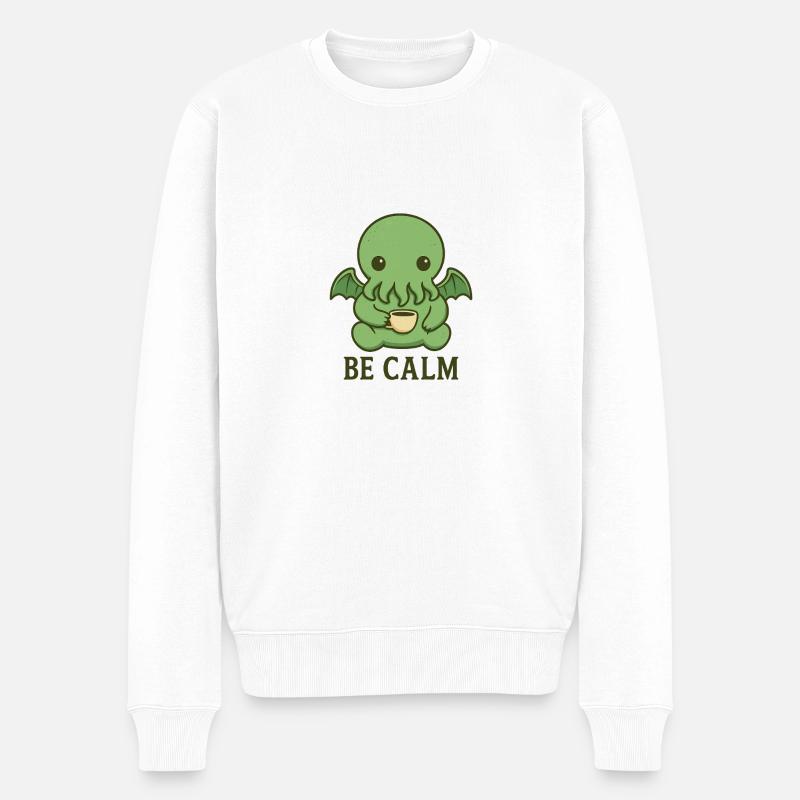 Bébé Cthulhu - Pull Premium bio Homme - blanc