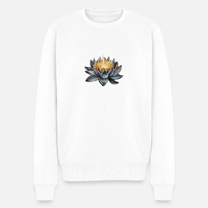 Puissance des fleurs - Pull Premium bio Homme - blanc