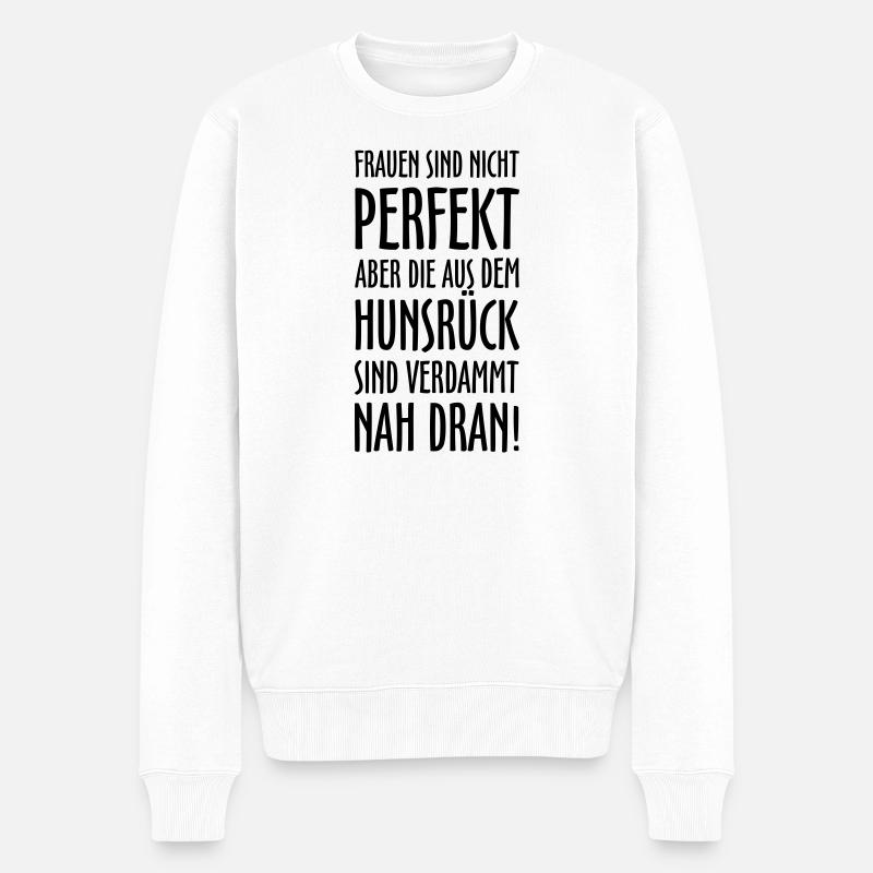 Die Frauen aus dem Hunsrück - Männer Premium Bio Pullover - Weiß
