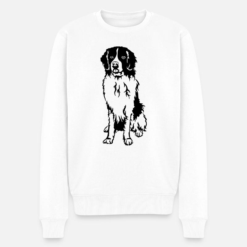 Landseer - Pull Premium bio Homme - blanc