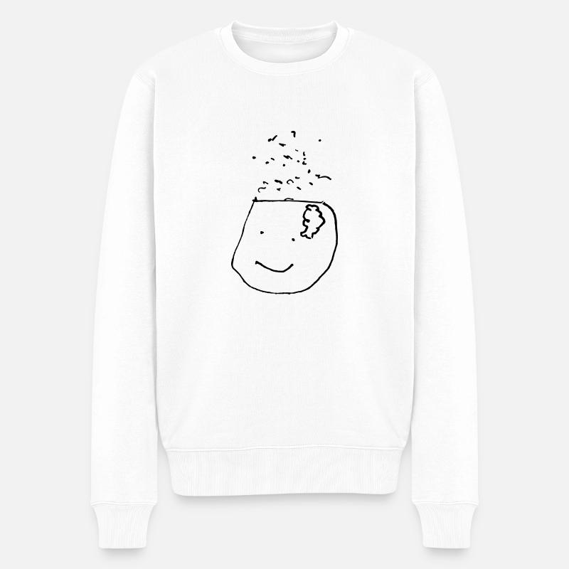 PORTAIL - Pull Premium bio Homme - blanc