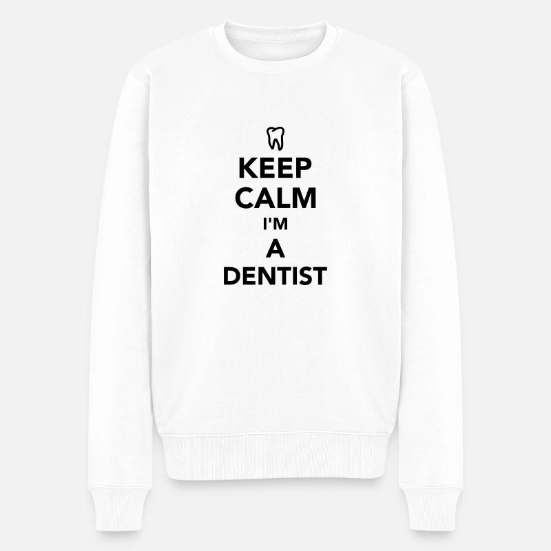 Dentiste - Pull Premium bio Homme - blanc