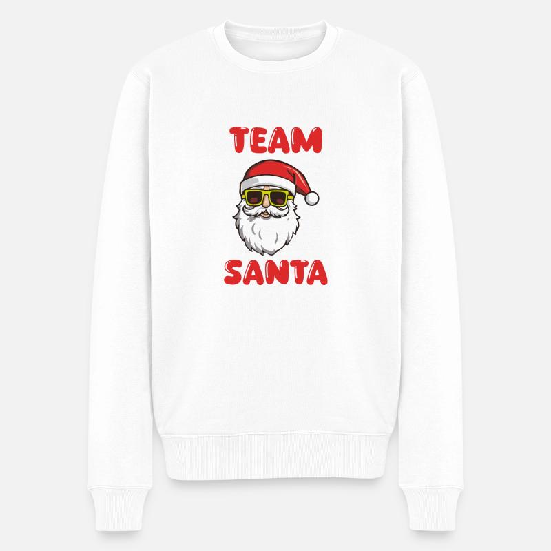 L’équipe du Père Noël - Pull Premium bio Homme - blanc