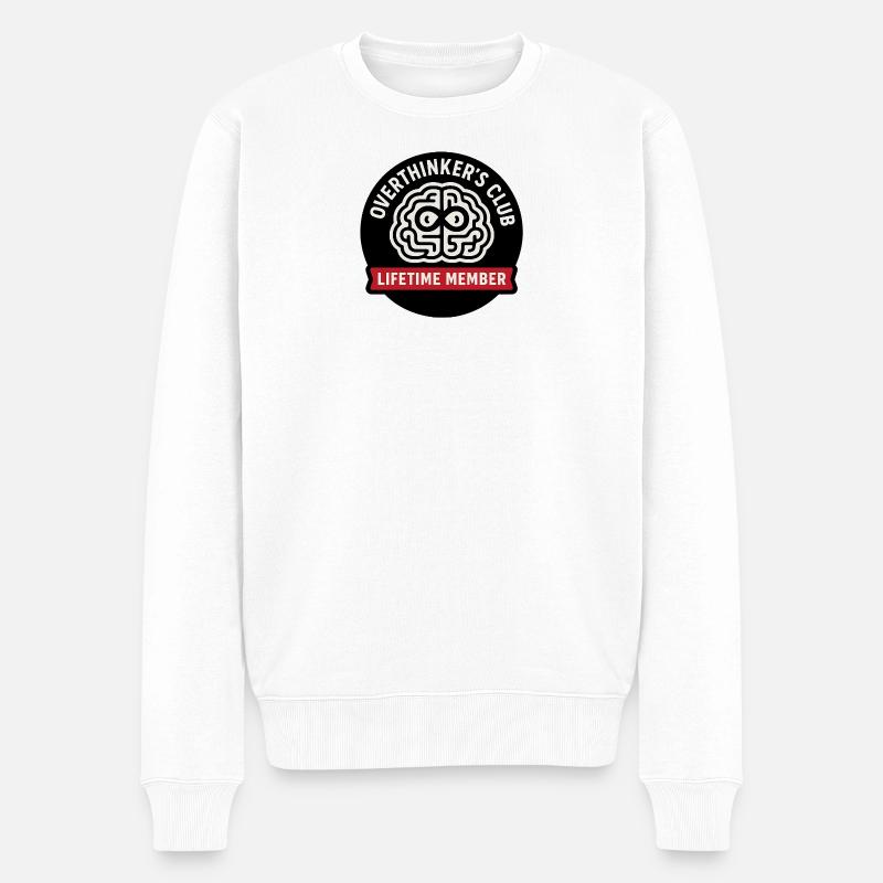 Motif de casse-tête innovant pour les multi-penseurs - Pull Premium bio Homme - blanc