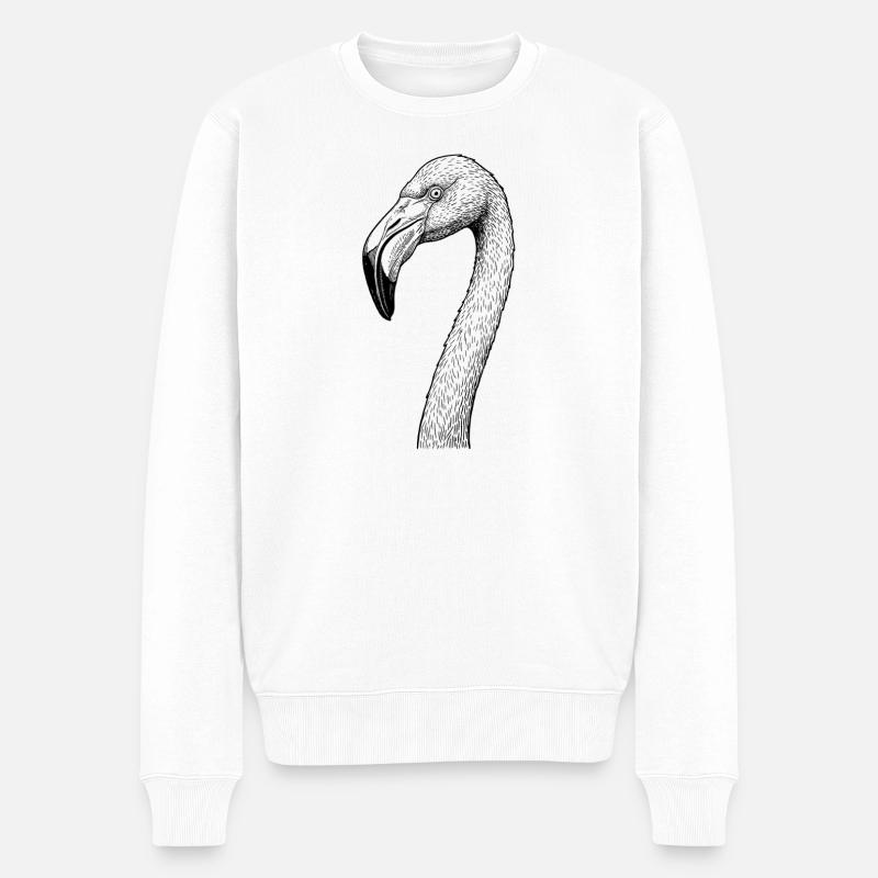 Flamant - Pull Premium bio Homme - blanc