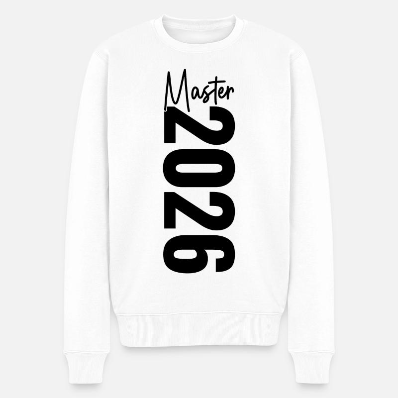 Master 2026 - Pull Premium bio Homme - blanc