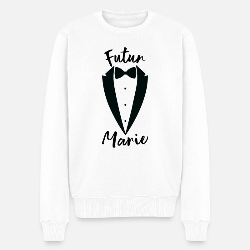 Future mariée - Pull Premium bio Homme - blanc