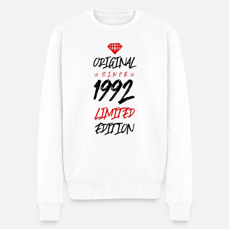 1992 Édition limitée - Pull Premium bio Homme - blanc