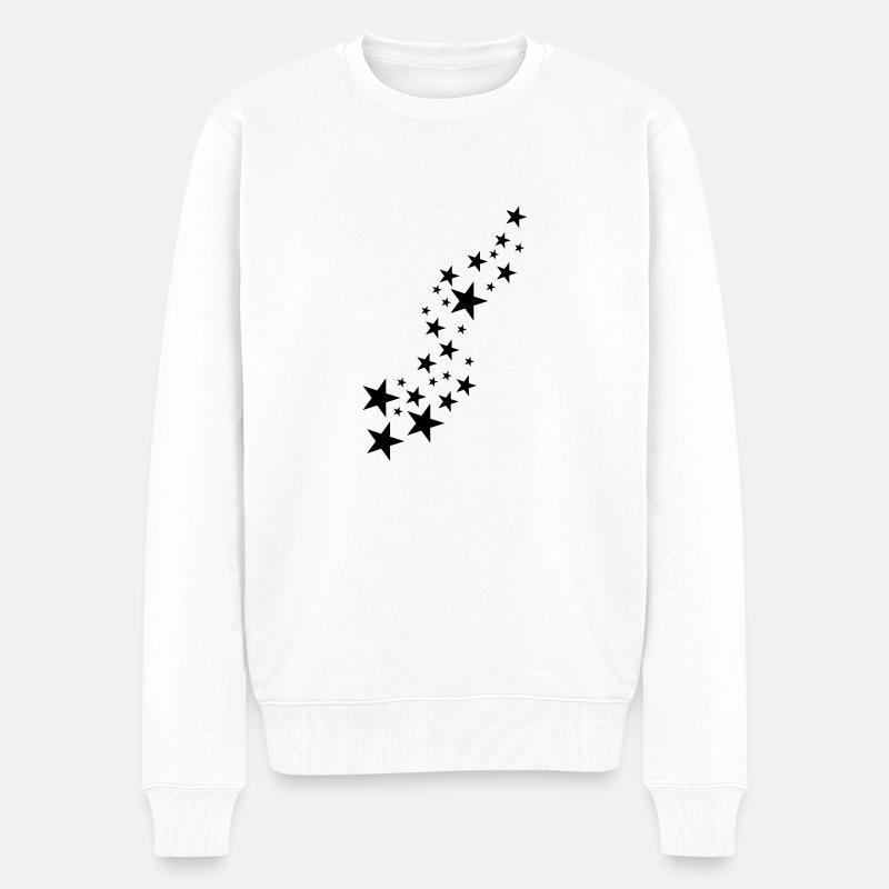 stars - Pull Premium bio Homme - blanc