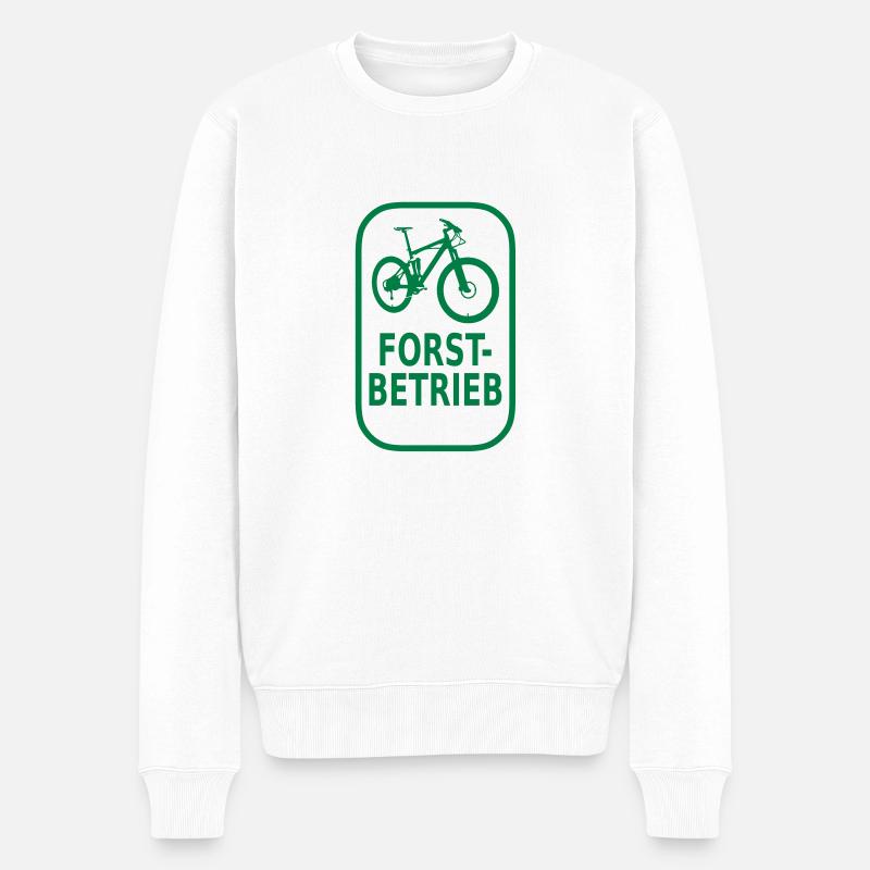 Forstbetrieb - Männer Premium Bio Pullover - Weiß