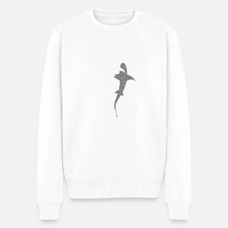 Requin - Pull Premium bio Homme - blanc