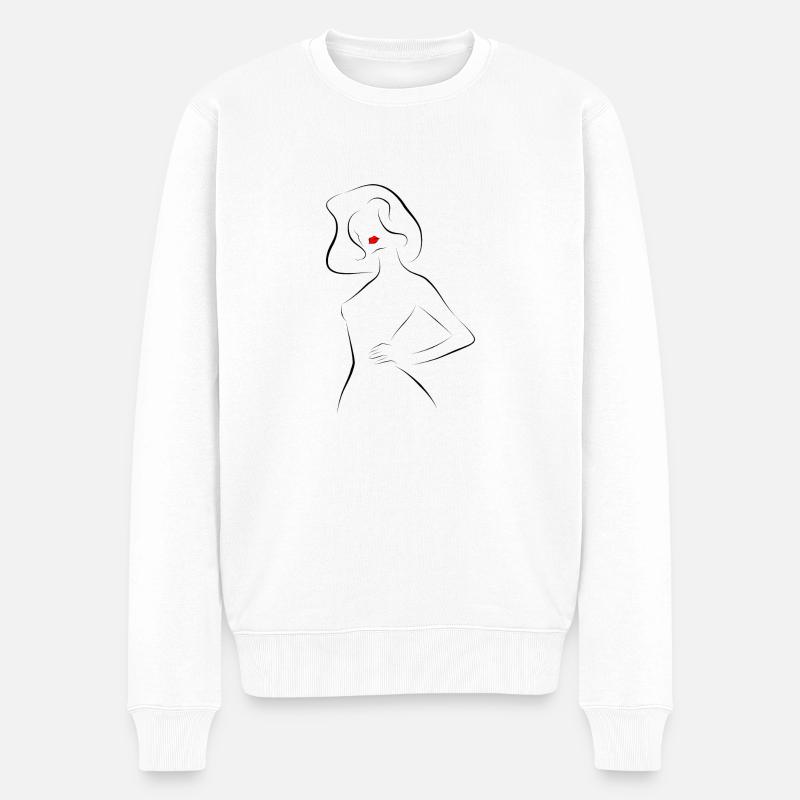 Fille de mode - Pull Premium bio Homme - blanc