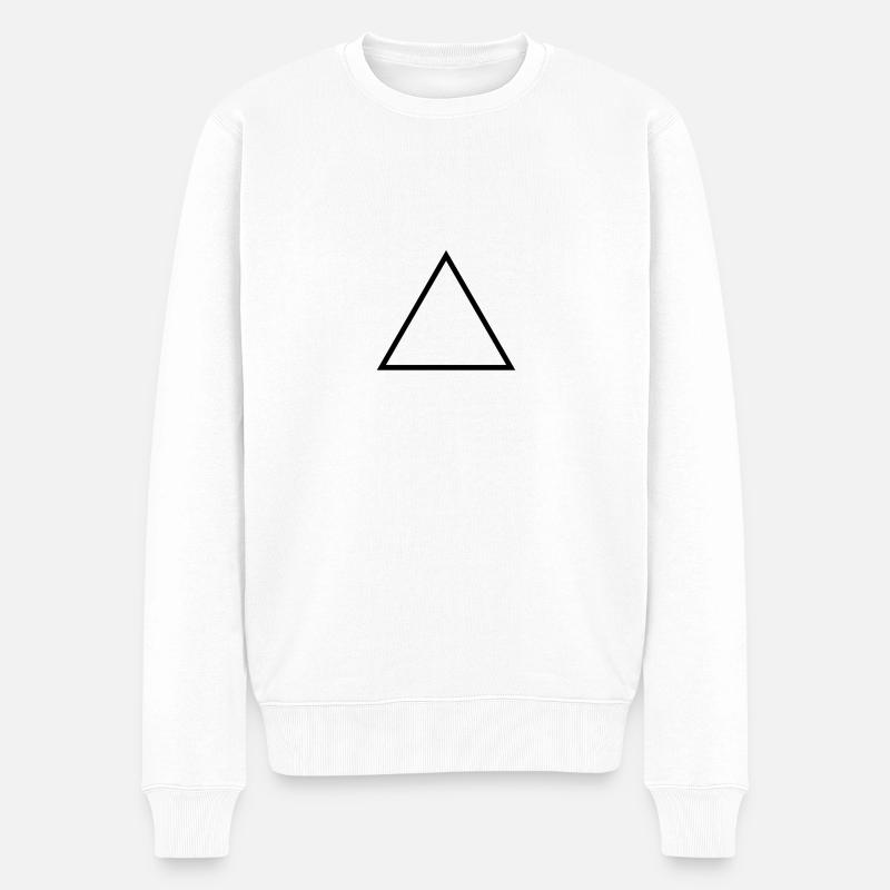 triangle - Pull Premium bio Homme - blanc