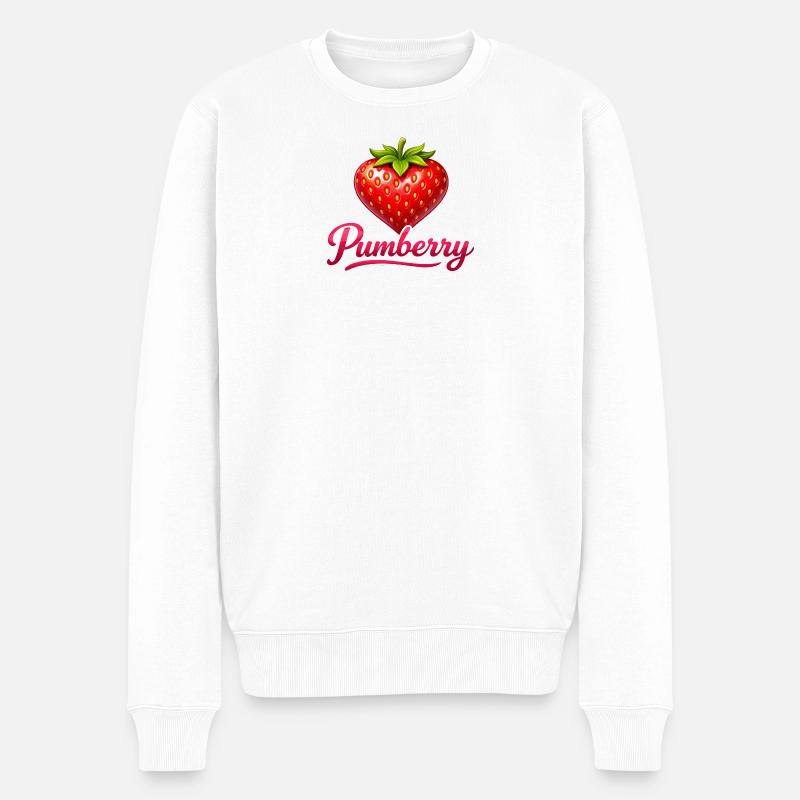 Conception du cœur de la mumolive - Pull Premium bio Homme - blanc