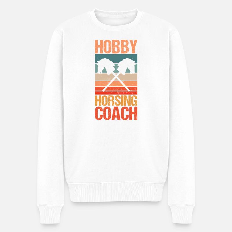 Steckenpferd Cheval de Hobby Cavalier - Pull Premium bio Homme - blanc