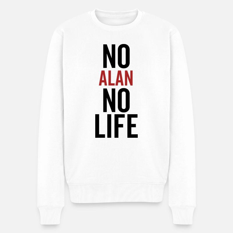 Pas d’Alan pas de vie - Pull Premium bio Homme - blanc