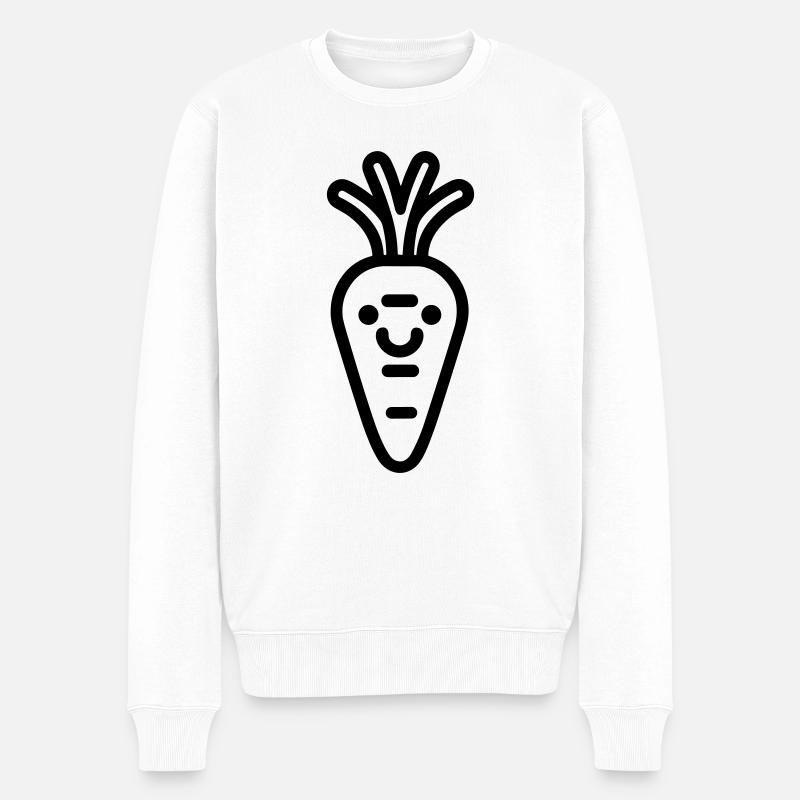 Carotte - Pull Premium bio Homme - blanc