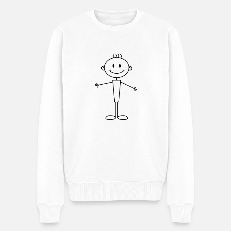 boy - Pull Premium bio Homme - blanc